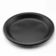 10.25" Mineral PP Round Plate, Black, 1 compartment - Karat