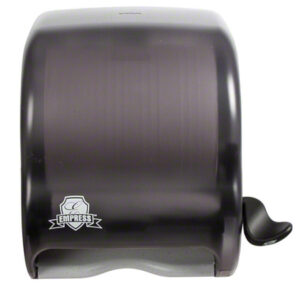 Empress Dispenser Hardwound Wall Mount Lever Black 1/cs