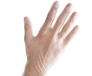 Vinyl Large Vinyl Glove Clear