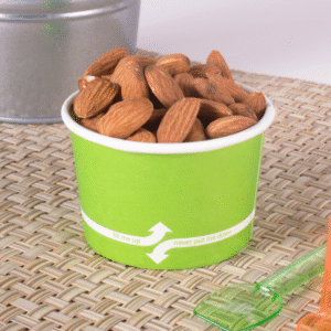 Karat 8 oz Paper Ice Cream Cup Green