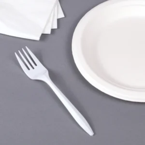 Fork Med Weight White Loose